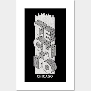 Techno Chicago Posters and Art